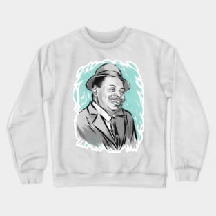 Oscar Peterson - An illustration by Paul Cemmick Crewneck Sweatshirt